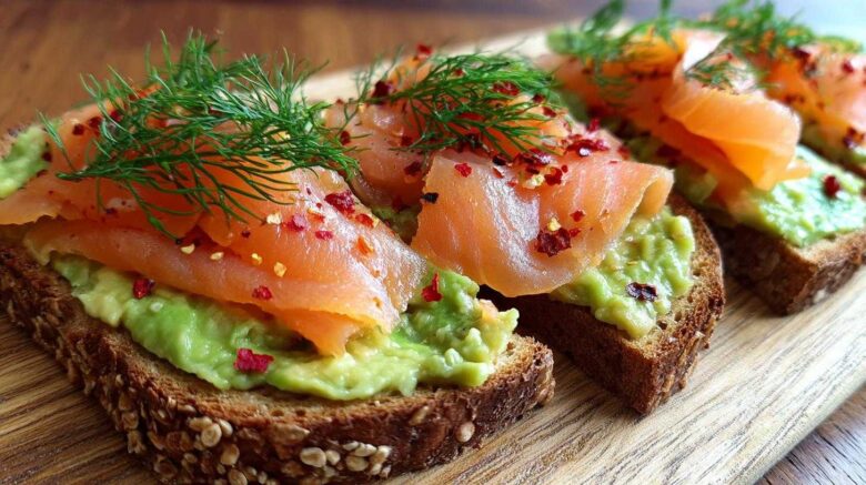 Avocado Toast with Smoked Salmon