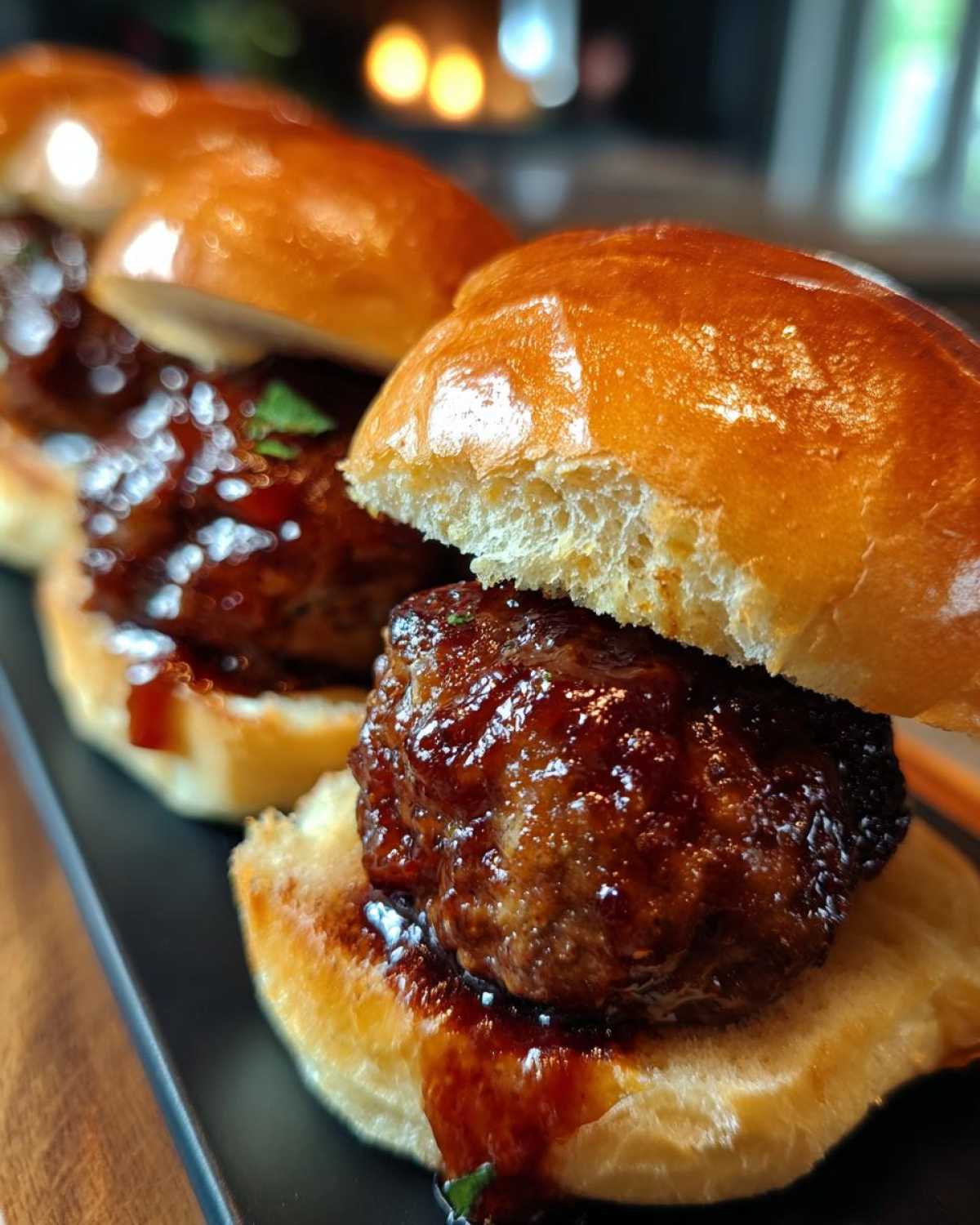 BBQ Meatball Sliders - detail 2
