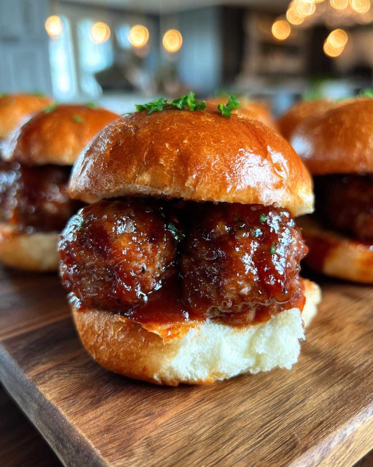 BBQ Meatball Sliders - detail 3