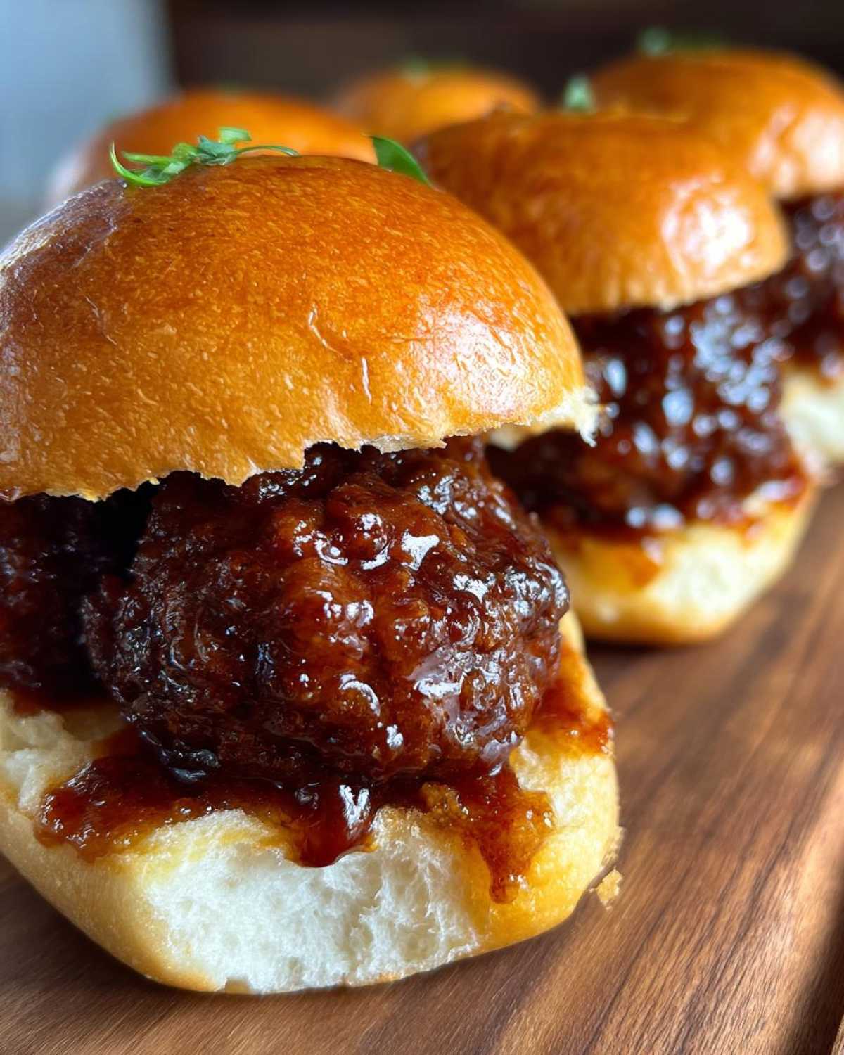 BBQ Meatball Sliders - detail 4