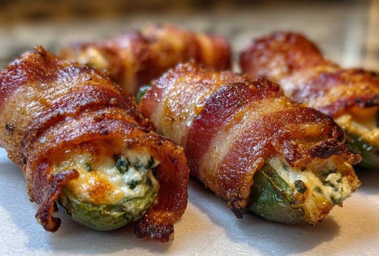Bacon-Wrapped Jalapeño Poppers