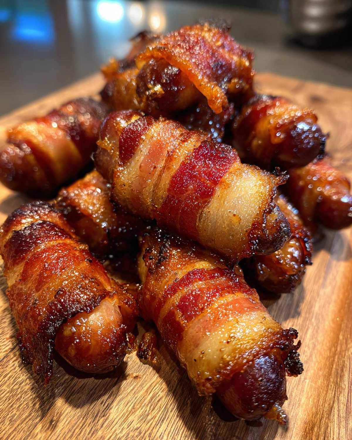 Bacon-Wrapped Little Smokies - detail 1