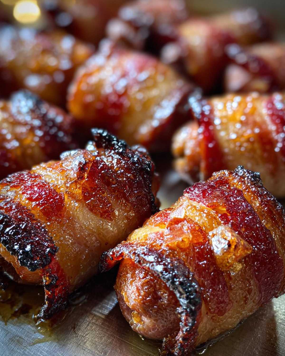 Bacon-Wrapped Little Smokies - detail 2