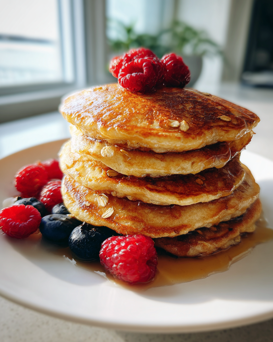 Banana Oat Pancakes - detail 1