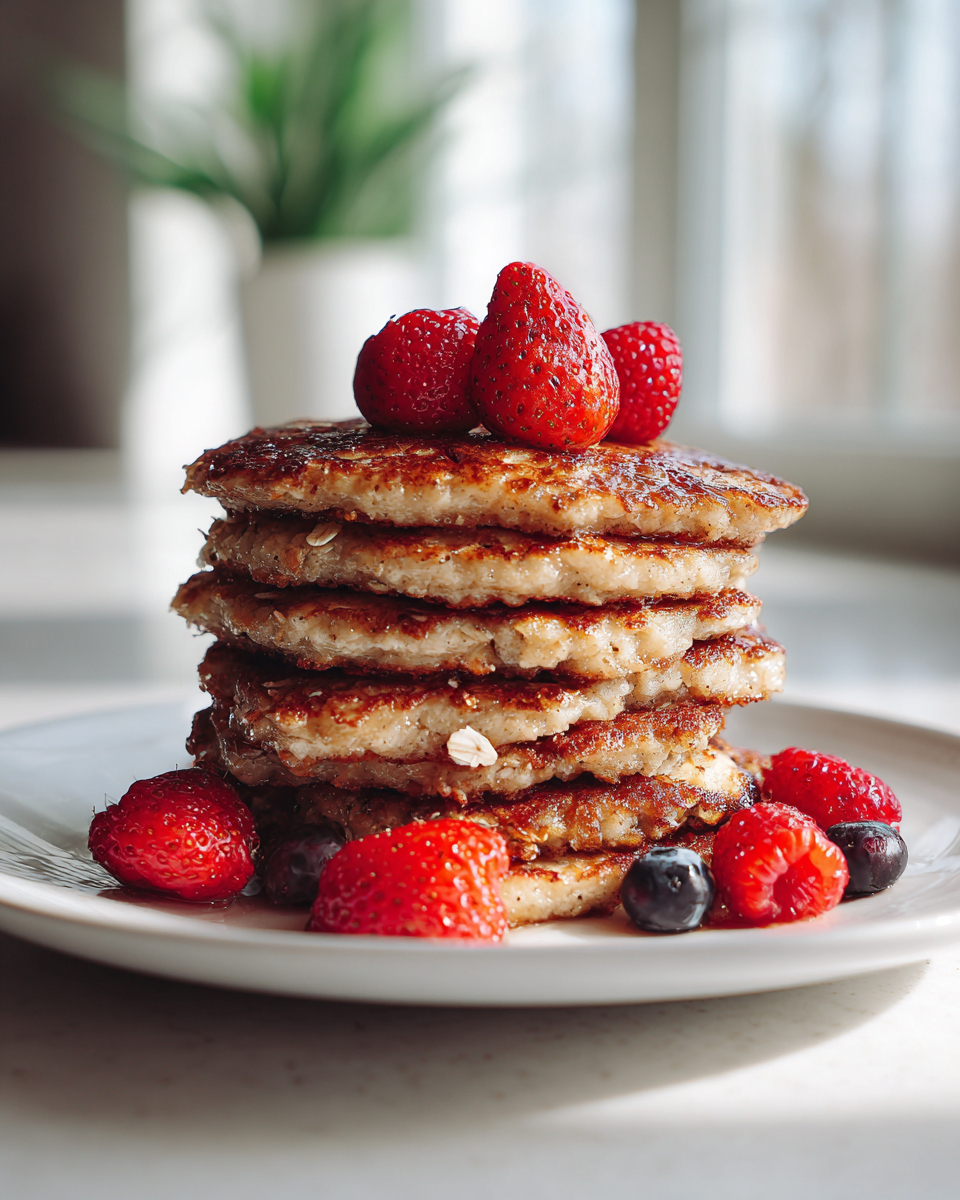 Banana Oat Pancakes - detail 3