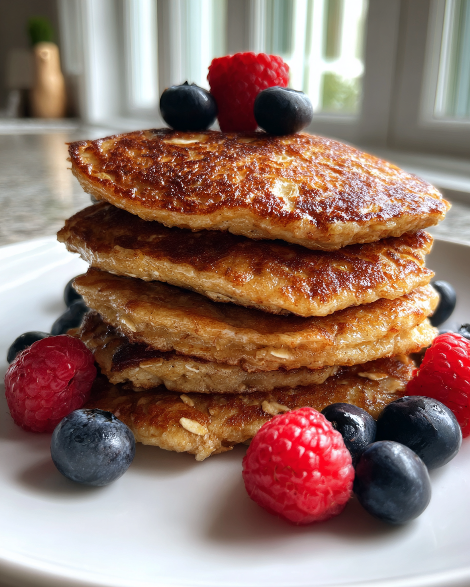 Banana Oat Pancakes - detail 4