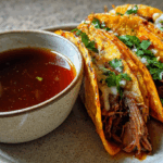 Birria Tacos with Consomé
