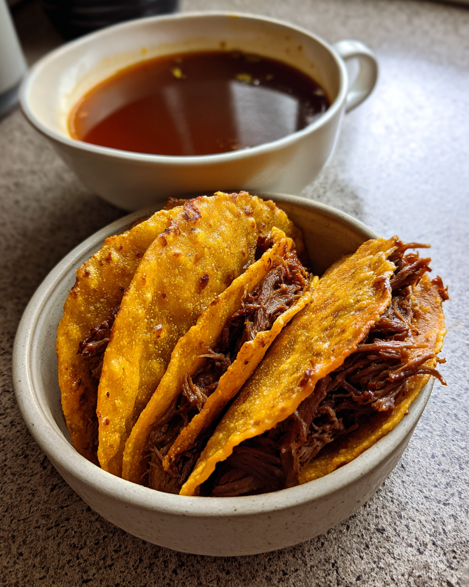 Birria Tacos with Consomé - detail 3