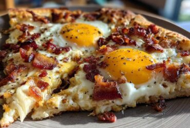 Breakfast Pizza with Bacon & Egg