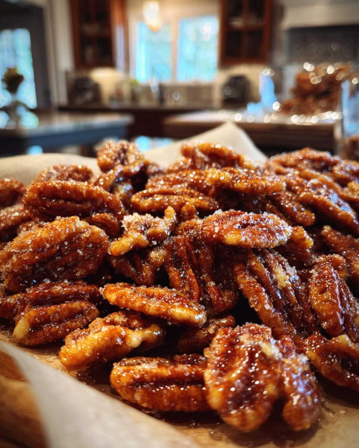 Candied Cinnamon Pecans - detail 1