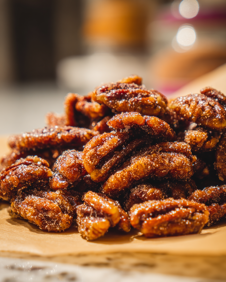 Candied Cinnamon Pecans - detail 3