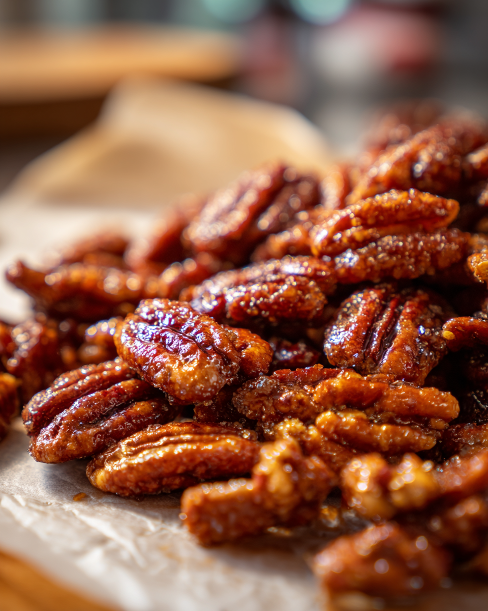 Candied Cinnamon Pecans - detail 4