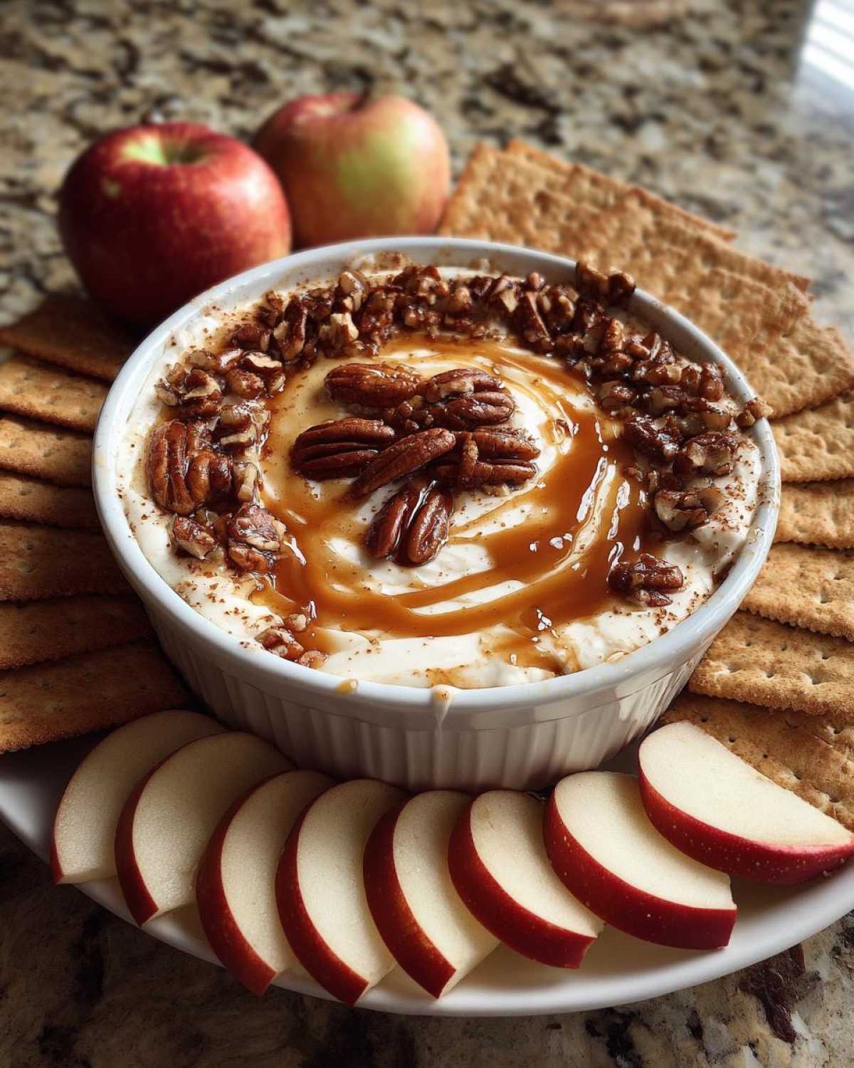 Caramel Apple Cheesecake Dip - detail 2
