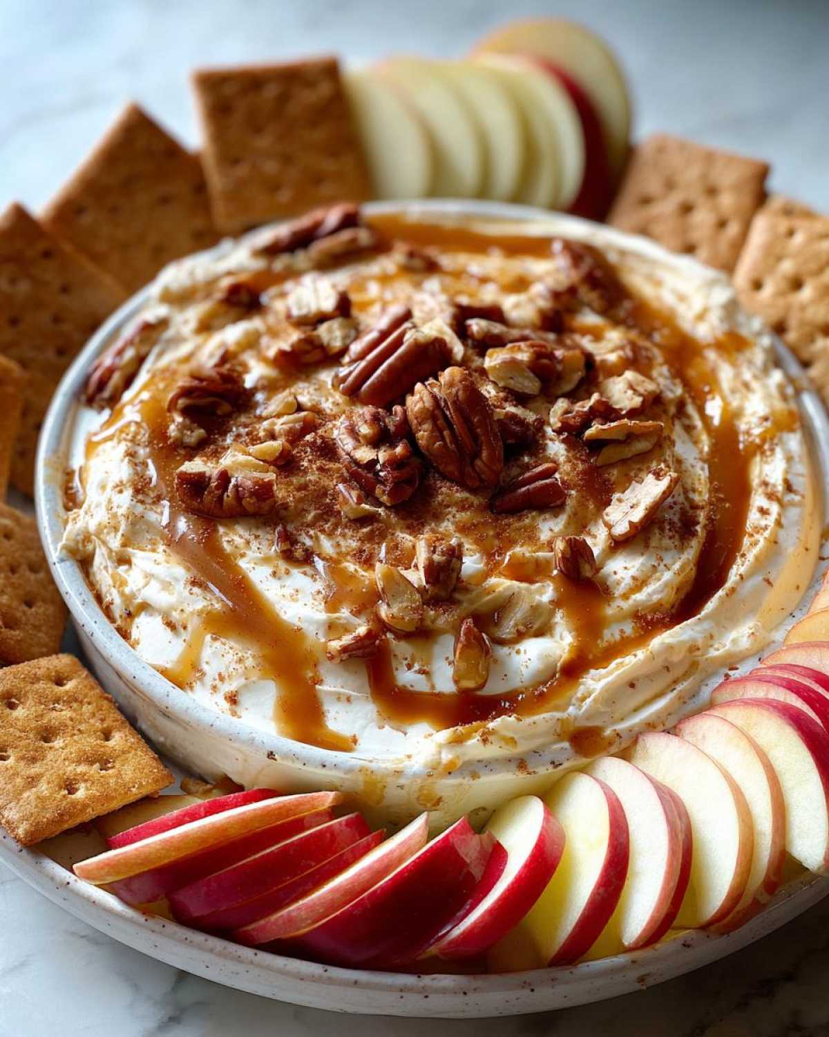 Caramel Apple Cheesecake Dip - detail 3