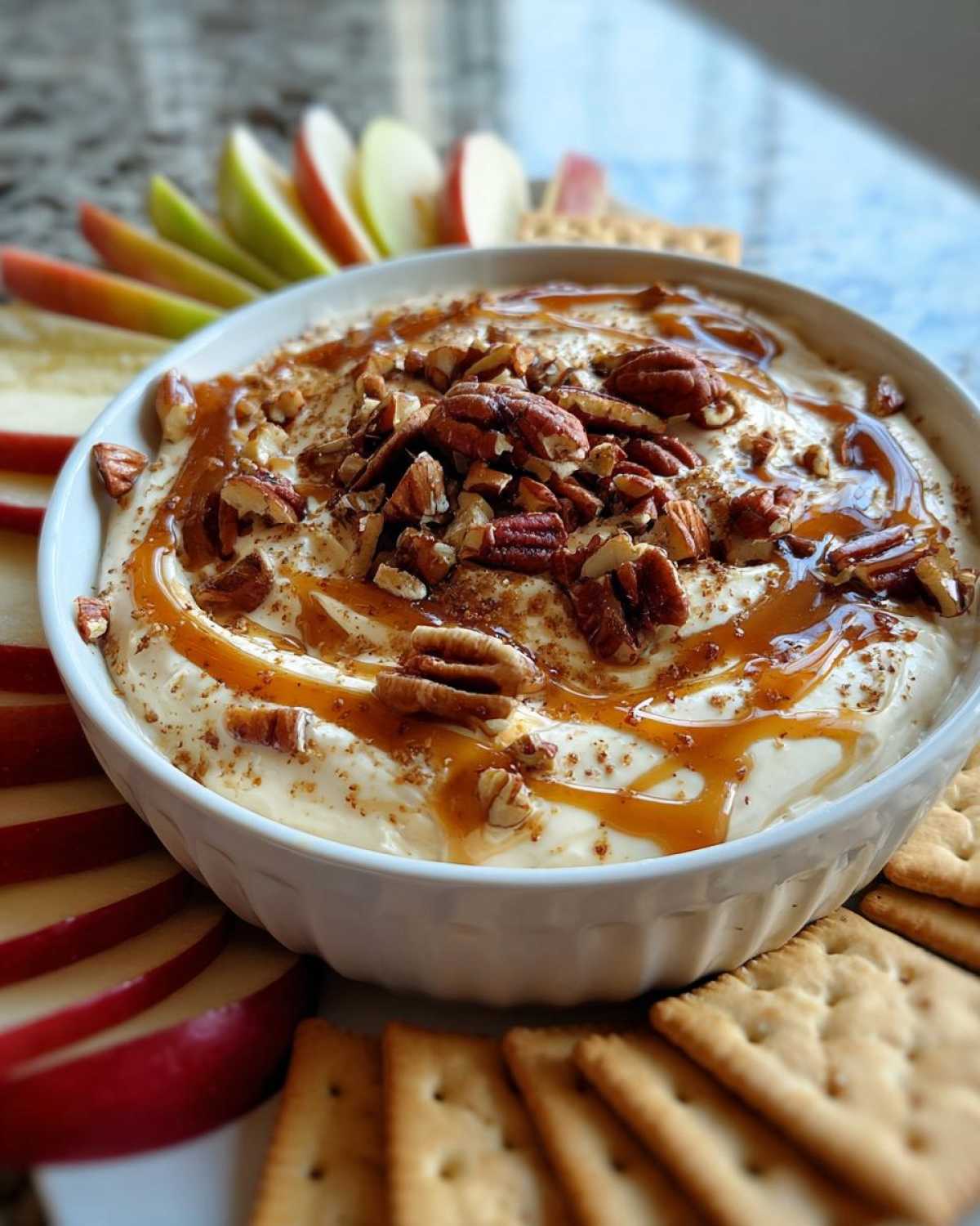 Caramel Apple Cheesecake Dip - detail 4