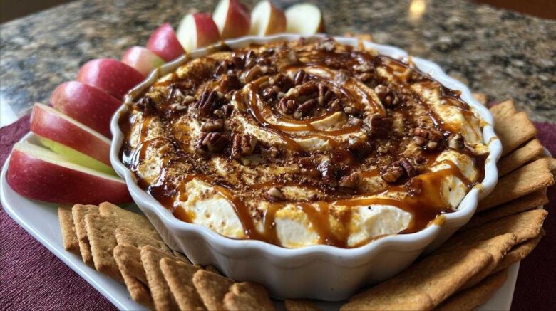 Caramel Apple Cheesecake Dip