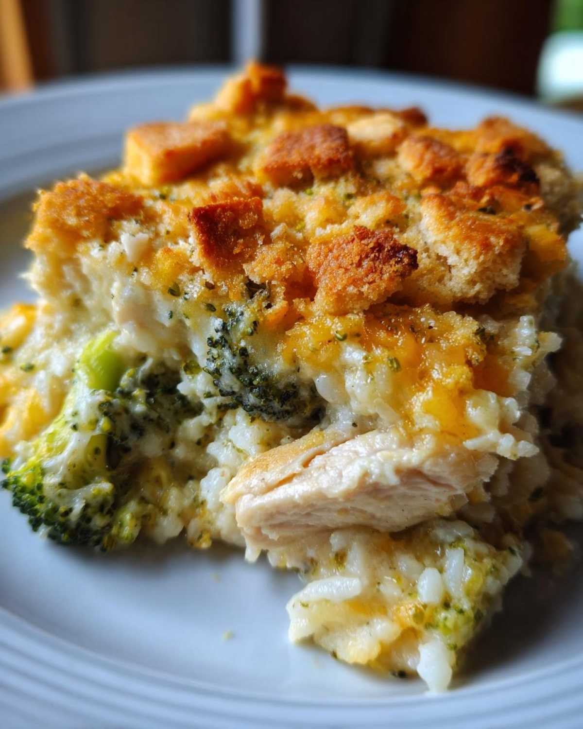 Cheesy Chicken Broccoli Rice Casserole - detail 2