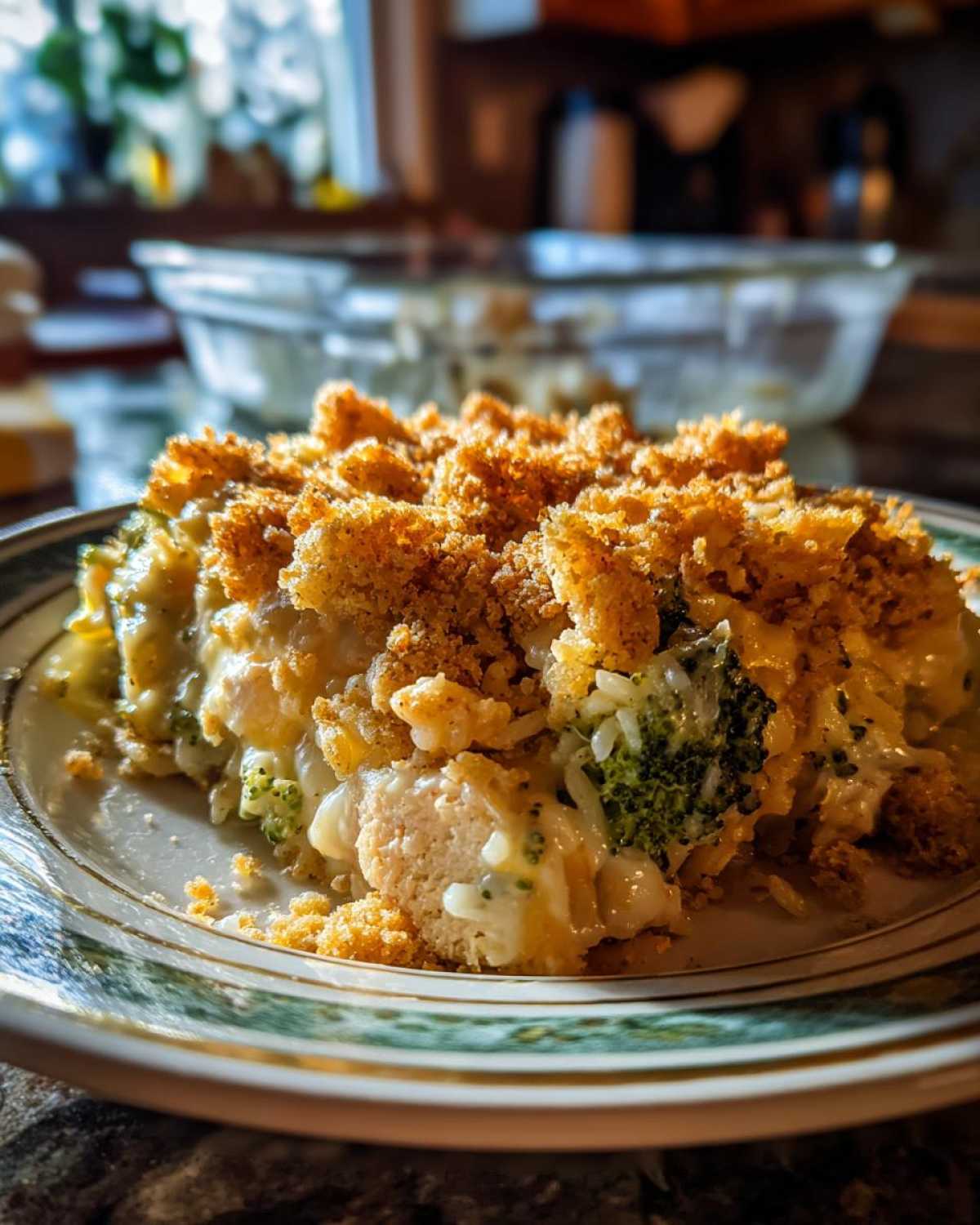 Cheesy Chicken Broccoli Rice Casserole - detail 3