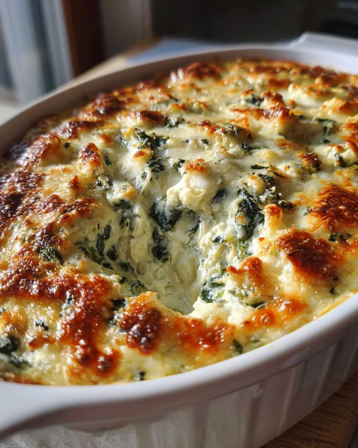 Cheesy Spinach Artichoke Dip - detail 1