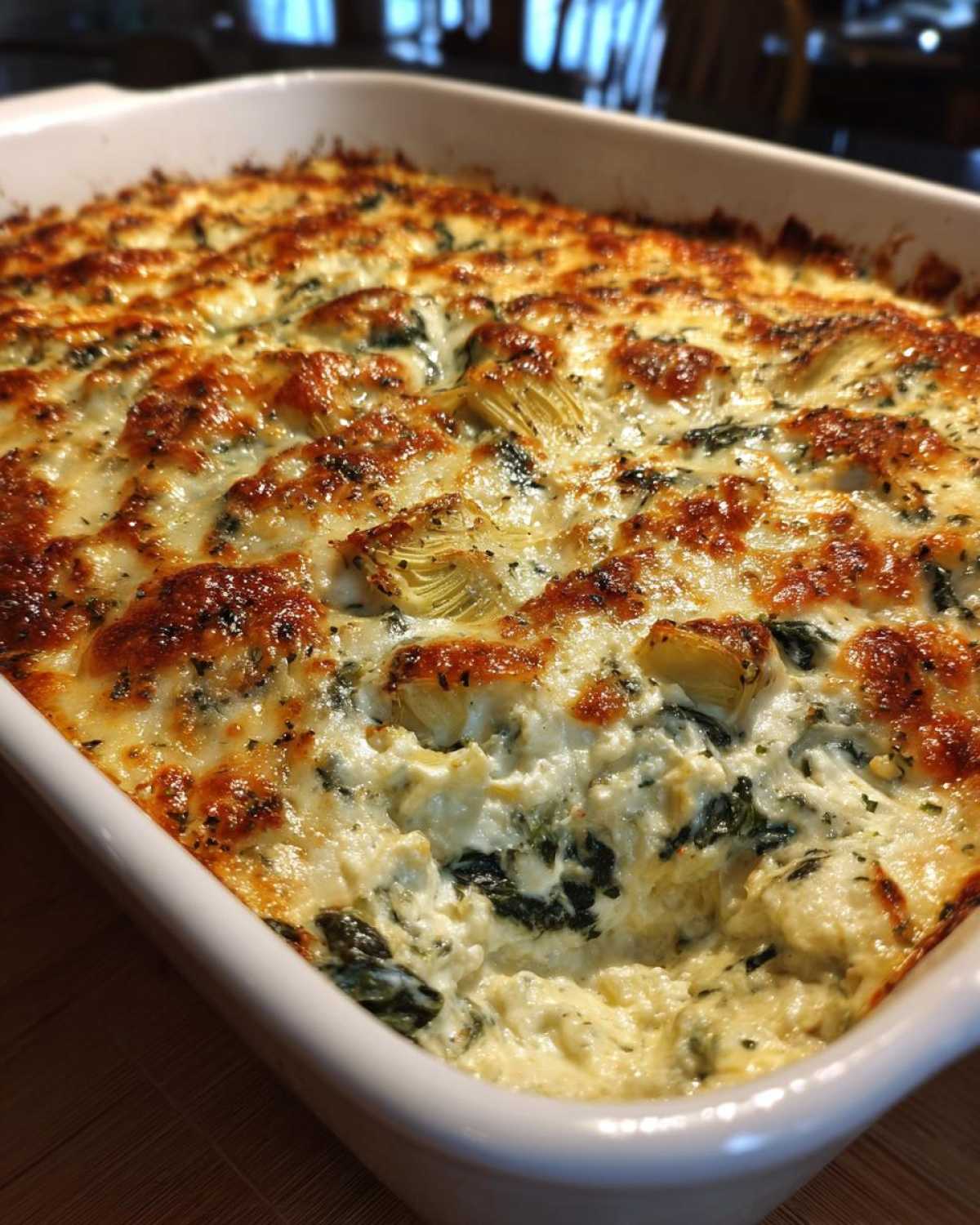 Cheesy Spinach Artichoke Dip - detail 3