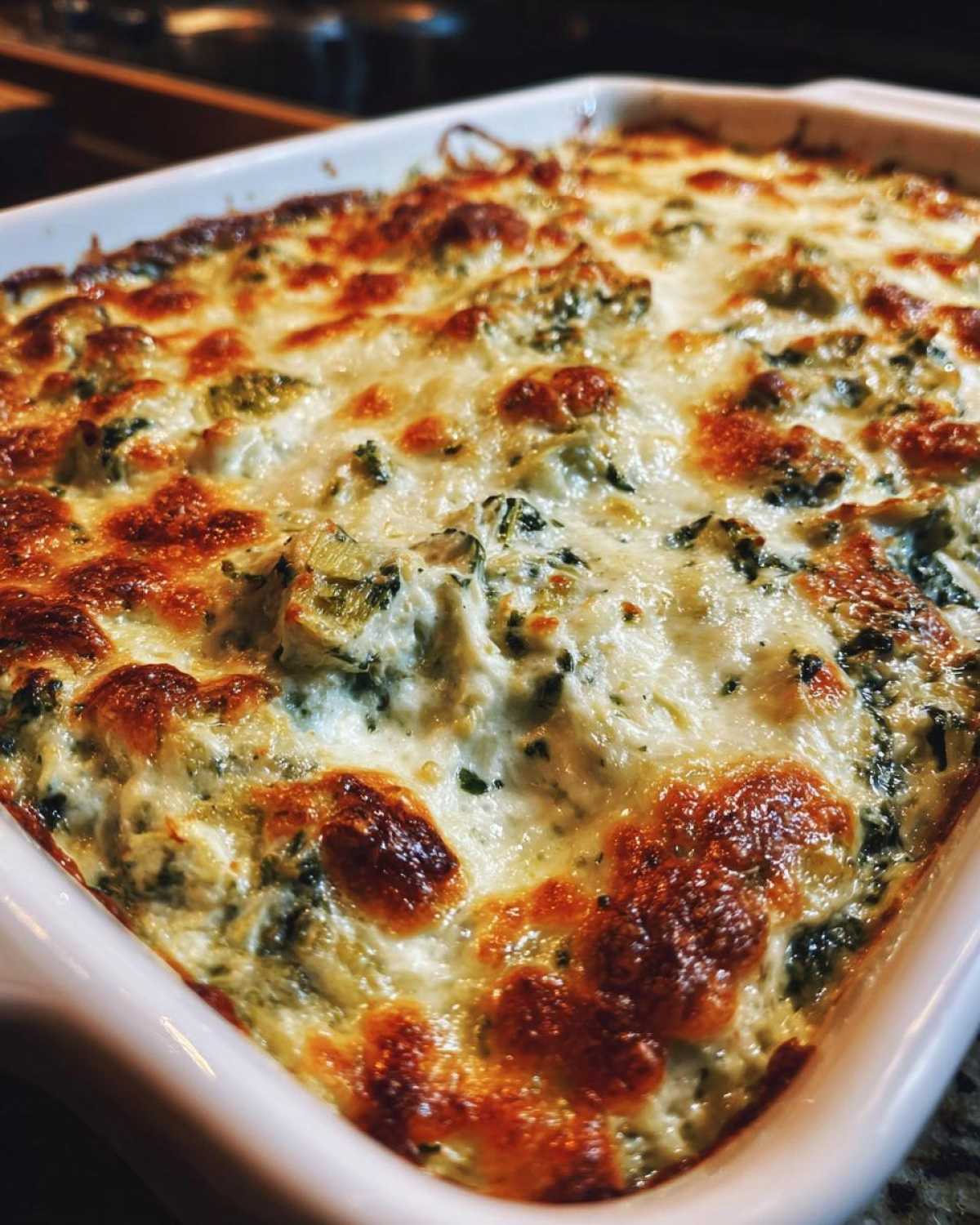 Cheesy Spinach Artichoke Dip - detail 4