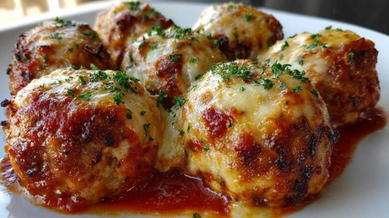 Chicken Parmesan Meatballs