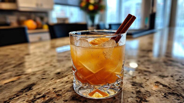 Cinnamon Maple Whiskey Sour