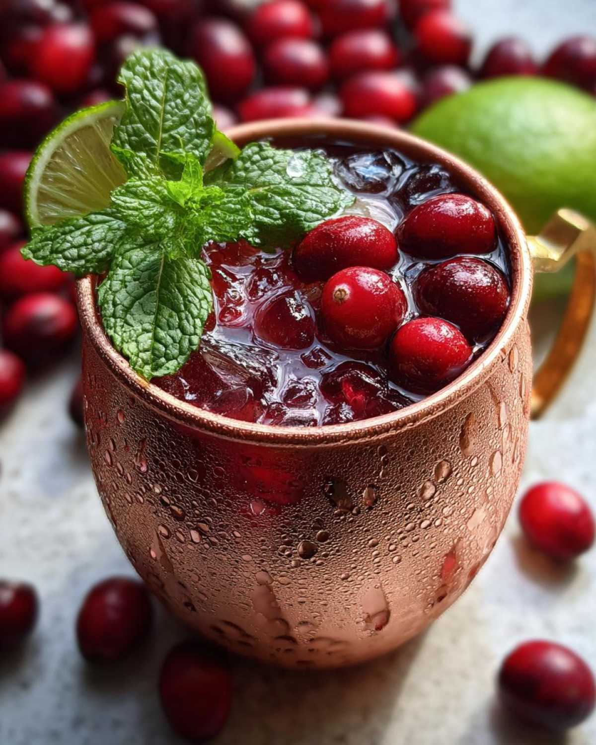 Cranberry Moscow Mule - detail 2