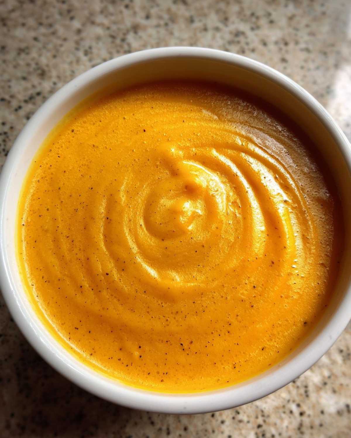 Creamy Butternut Squash Soup - detail 2