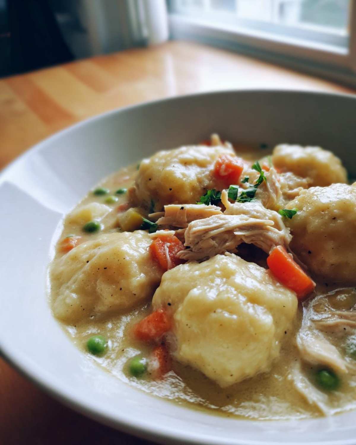 Crockpot Chicken and Dumplings - detail 1