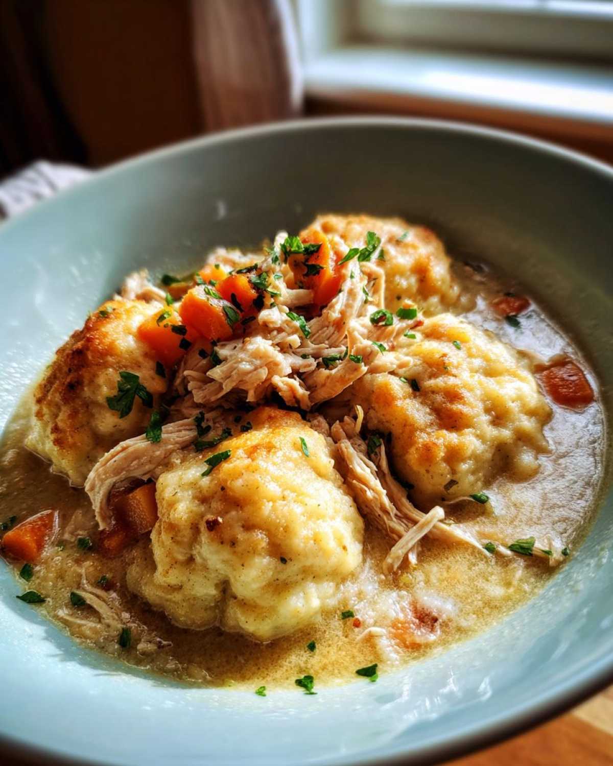 Crockpot Chicken and Dumplings - detail 2