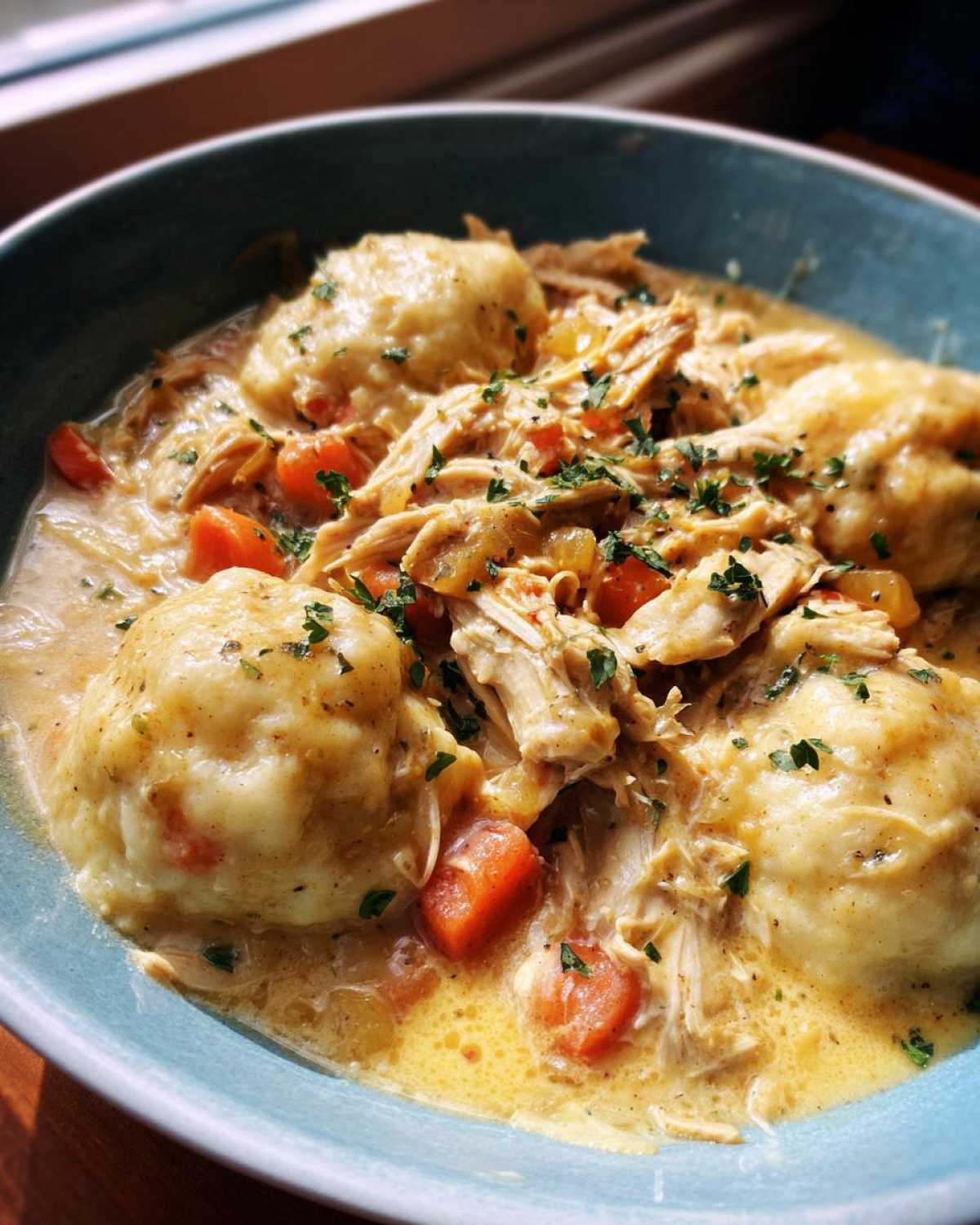 Crockpot Chicken and Dumplings - detail 4