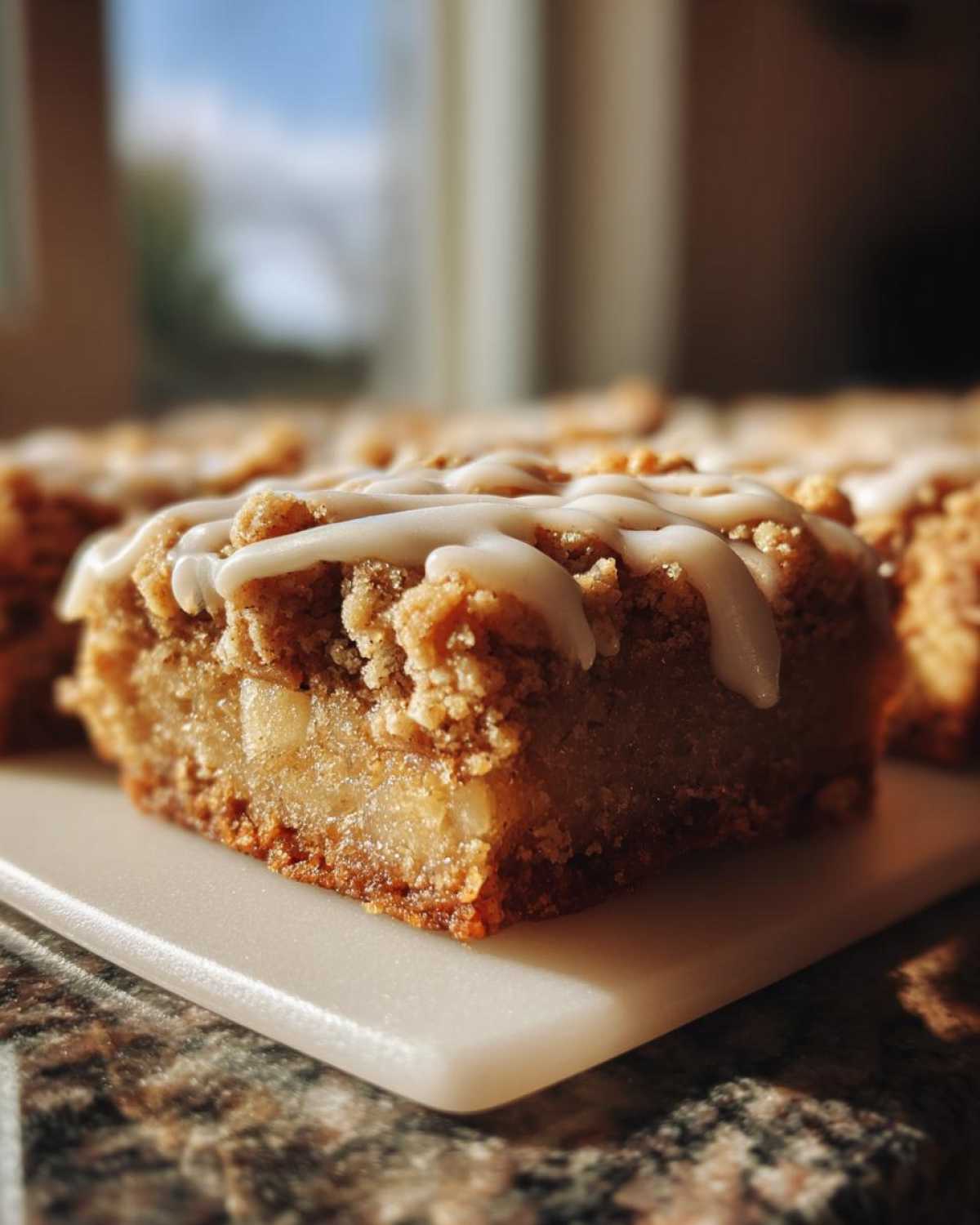 Glazed Apple Pie Bars - detail 1