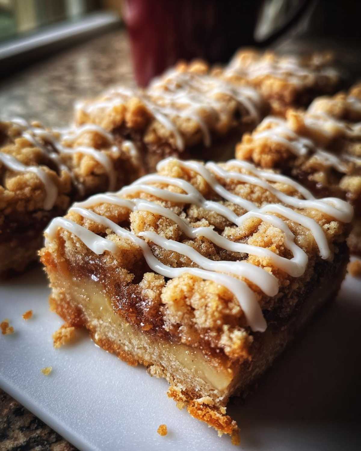 Glazed Apple Pie Bars - detail 4