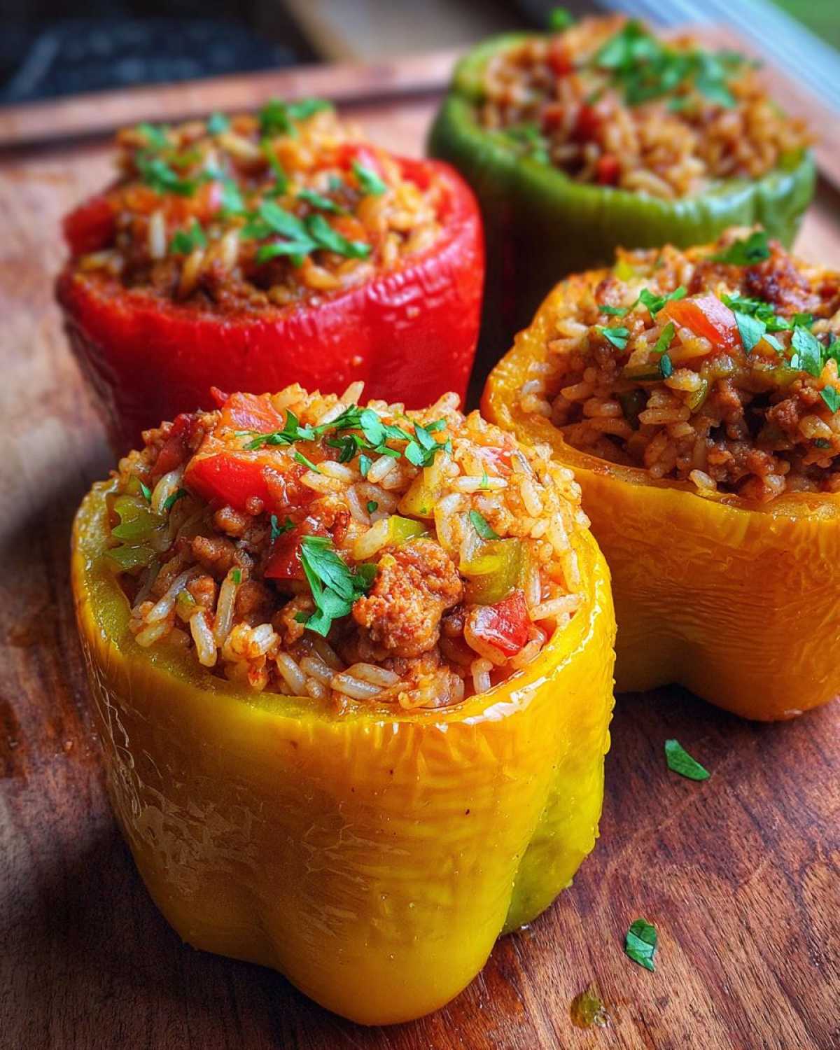 Ground Turkey Stuffed Peppers - detail 3
