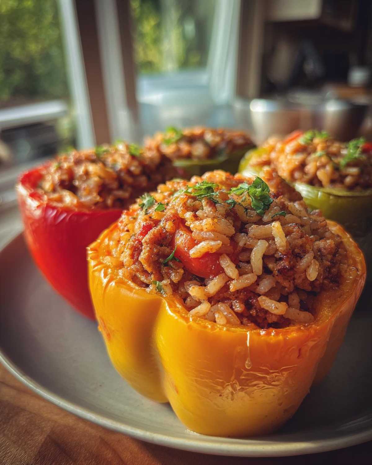 Ground Turkey Stuffed Peppers - detail 4