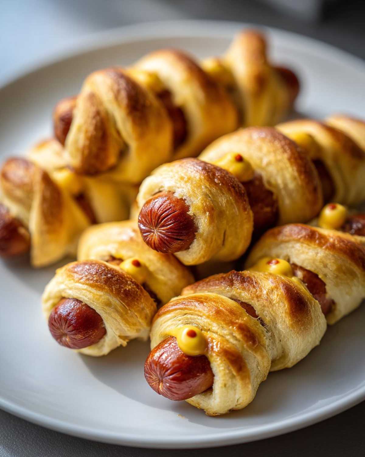 Halloween Mummy Hot Dogs - detail 2