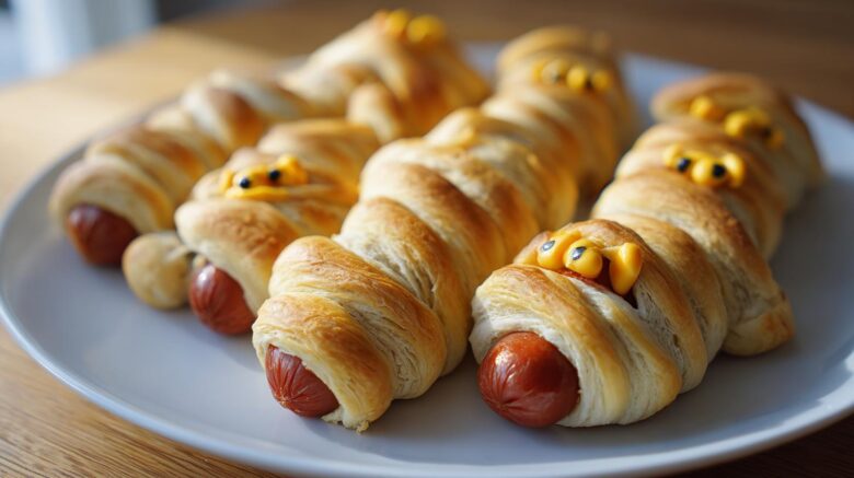 Halloween Mummy Hot Dogs