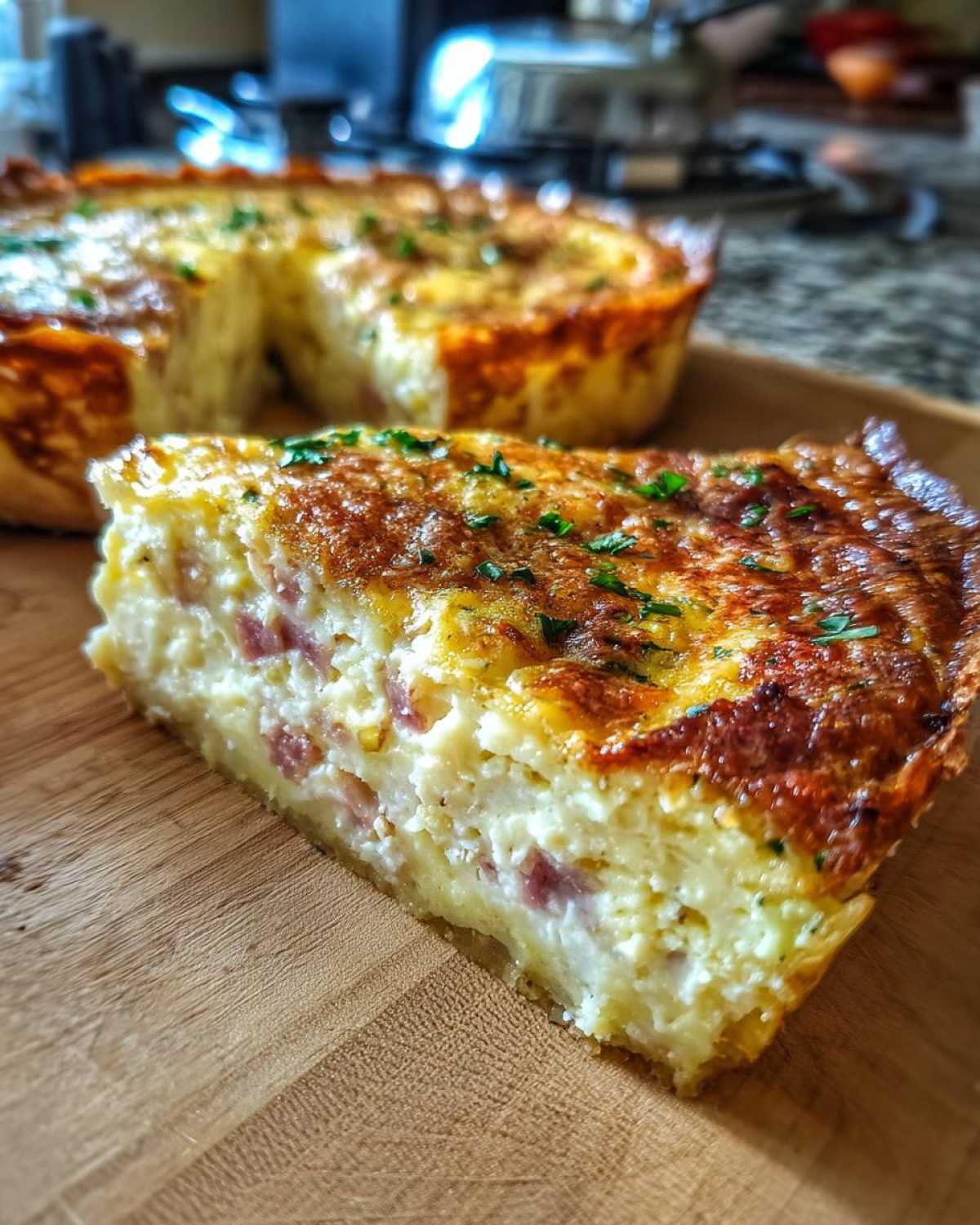 Ham & Cheese Quiche - detail 1