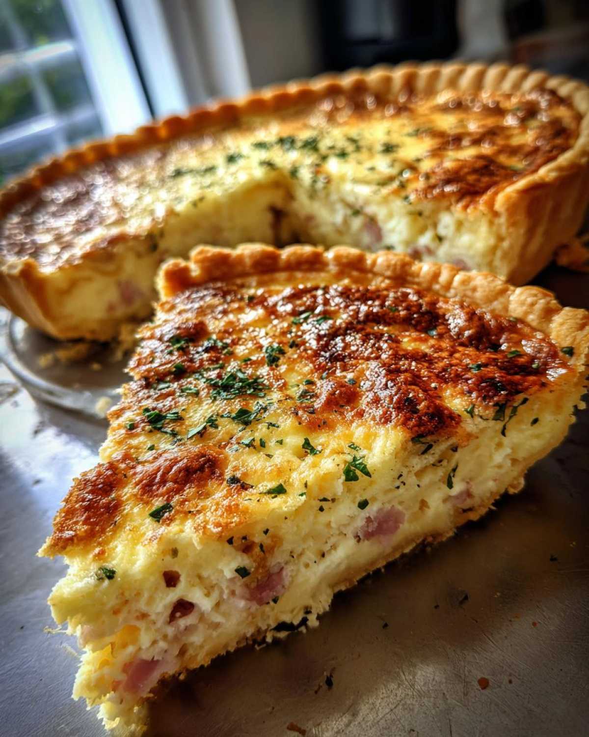 Ham & Cheese Quiche - detail 2