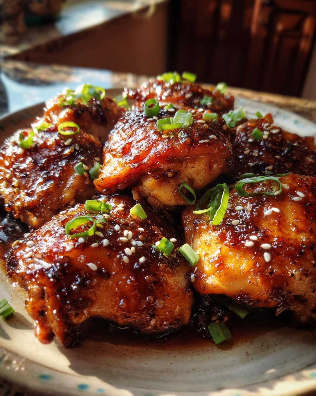 Honey Garlic Glazed Chicken Thighs - detail 1