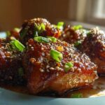 Honey Garlic Glazed Chicken Thighs