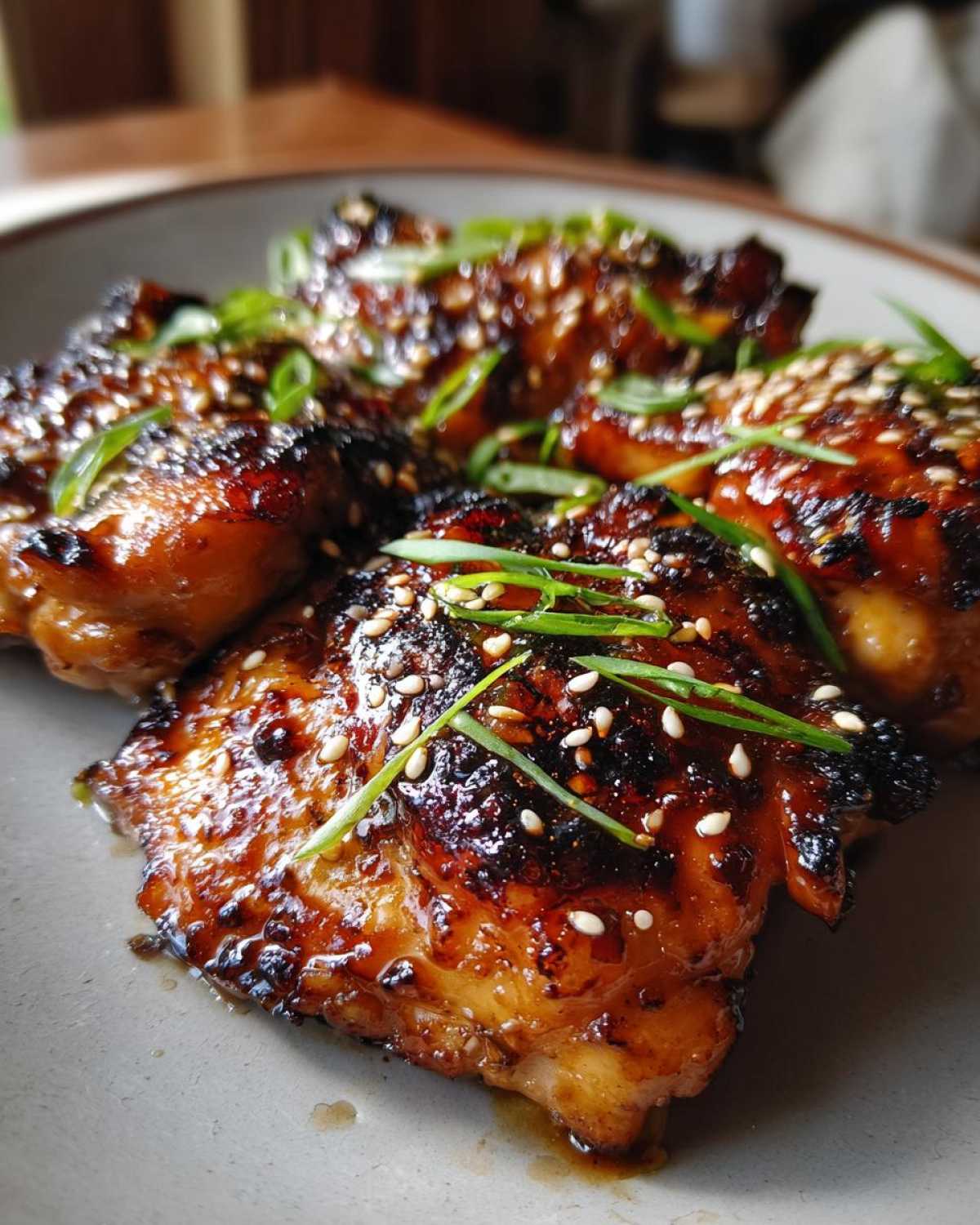 Honey Garlic Glazed Chicken Thighs - detail 2