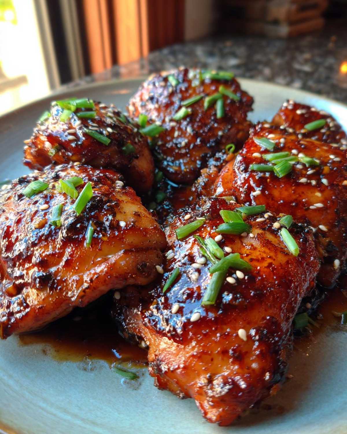 Honey Garlic Glazed Chicken Thighs - detail 3