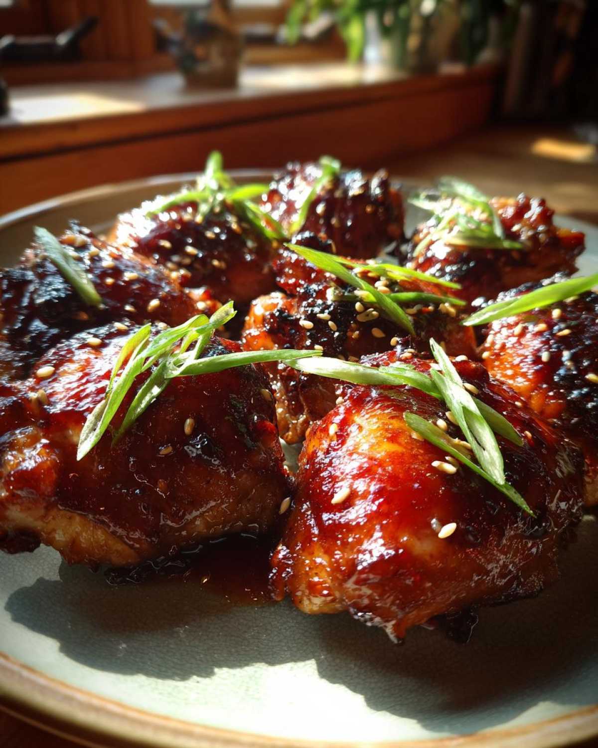 Honey Garlic Glazed Chicken Thighs - detail 4