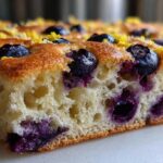 Lemon Blueberry Focaccia