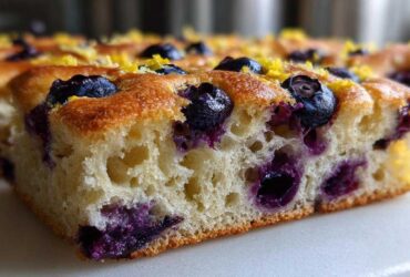 Lemon Blueberry Focaccia