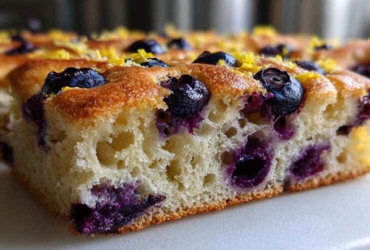 Lemon Blueberry Focaccia