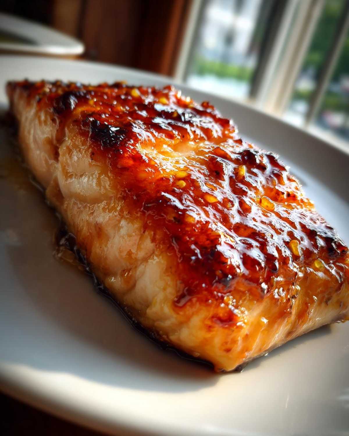 Maple Glazed Salmon - detail 2
