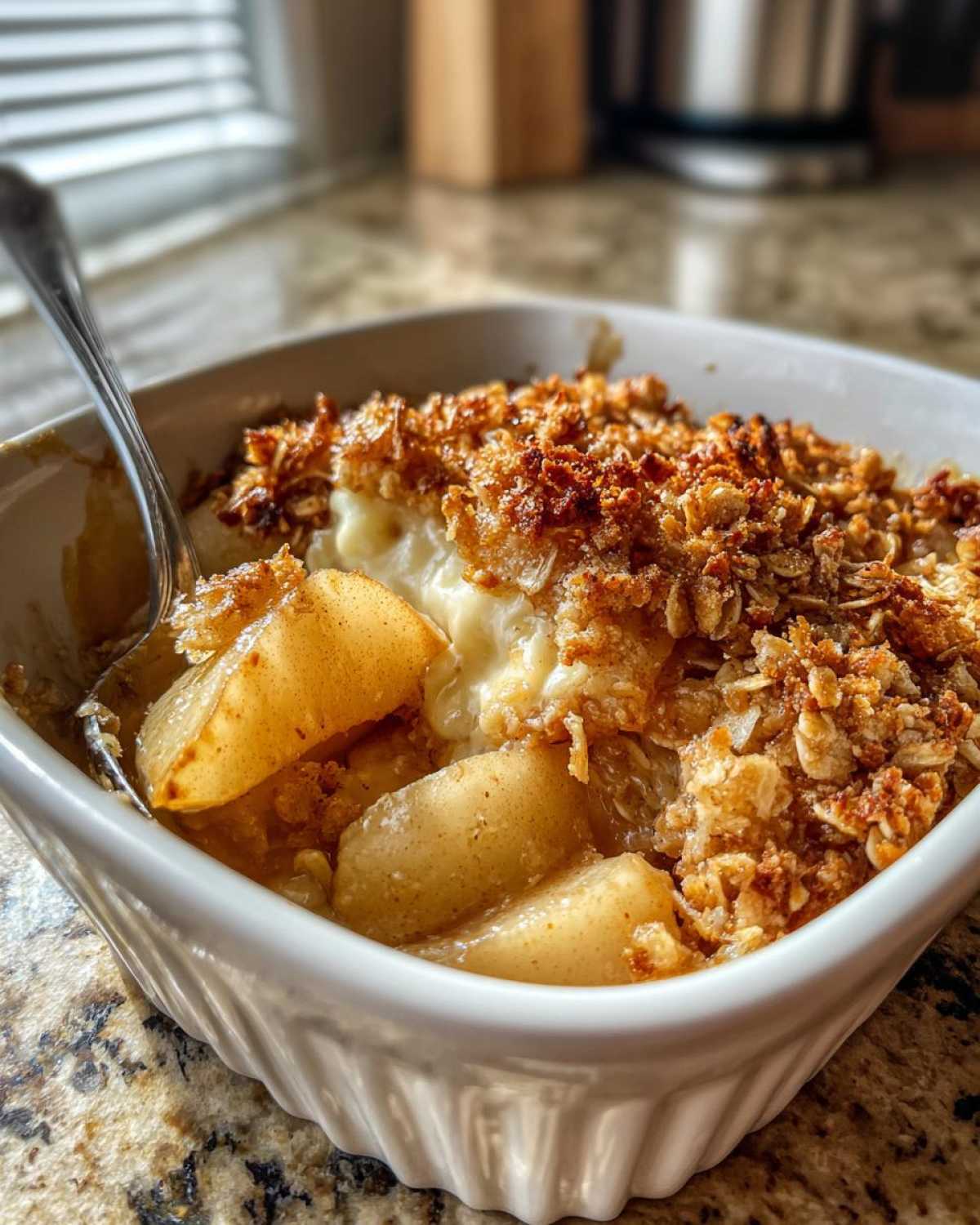 Maple Pear Crisp - detail 2